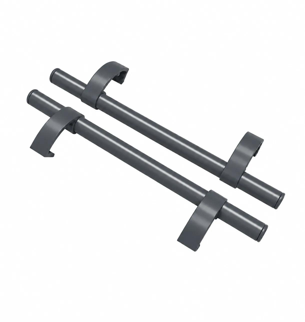 Ручка прямая офисная NOVOLINE 30/500 мм RAL 7024 ГРАФИТ 