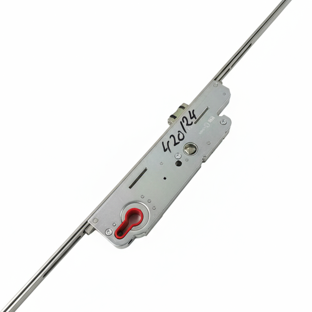 Замок REZE многозапорный 35/92 упр. от ключа 1850 -2200 мм, с роликом и цапфами