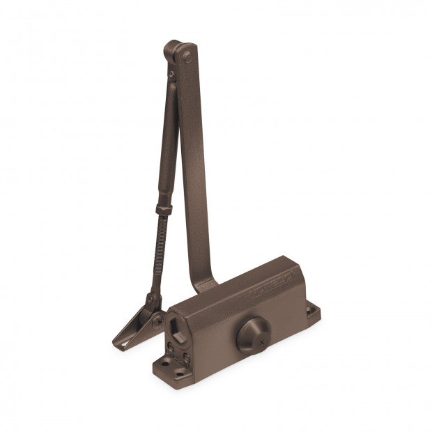 Доводчик NOTEDO DC-060, EN2/3, 60 кг, 900 мм, RAL 8016 коричневый Доводчик NOTEDO DC-060, EN2/3, 60 кг, 900 мм, RAL 8016 коричневый