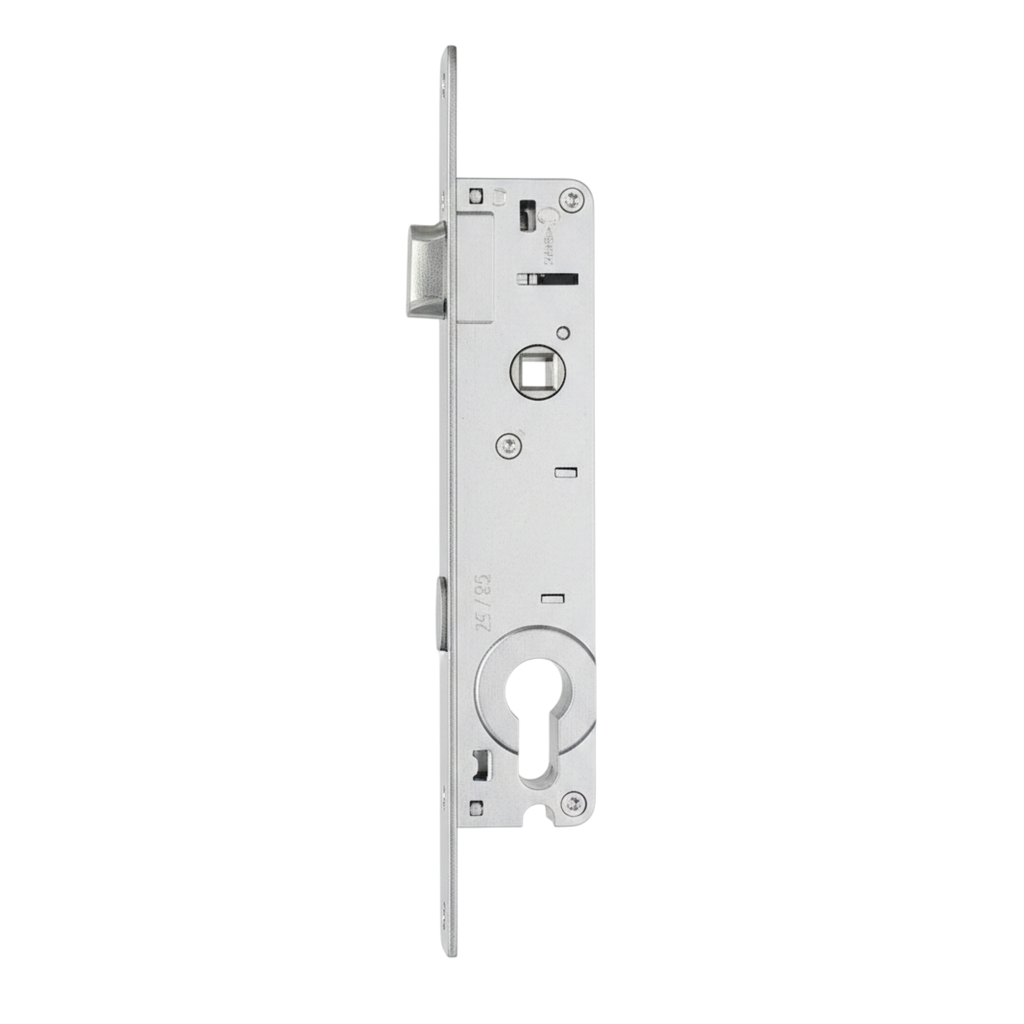 Замок REZE ALU 25/85/23, с защелкой и ригелем Замок REZE ALU 25/85/23, с защелкой и ригелем